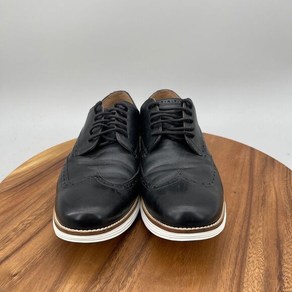 Cole Haan Original Grand Oxfords Mens 11 M Black Leather Shortwing Dress Shoes main image 7